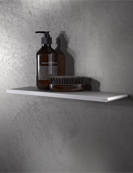 Keuco Edition 400 Straight Aluminium Shower Shelf 328mm - Image
