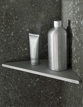 Keuco Edition 400 Aluminium Shower Shelf For Corner Installation - Image