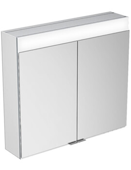 Edition 400 Wall Mounted Mirror Cabinet With LED Light