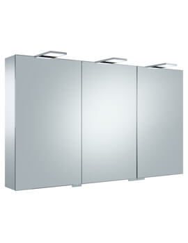 Royal 15 Wall Hung 3-Door 1200 x 700mm Mirror Cabinet With LED Light
