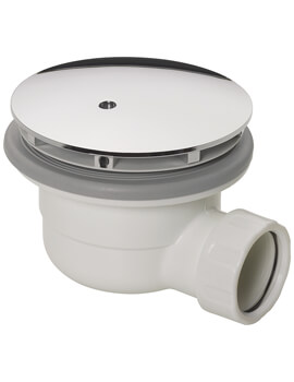 Crosswater High Flow Silver Shower Waste - Image
