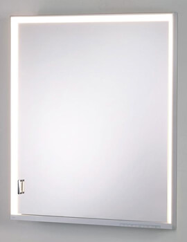 Royal Lumos Single-Door LED Illuminated Recessed Mirror Cabinet 650 x 735mm