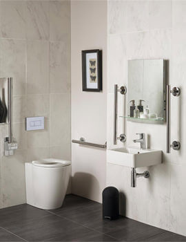 Ideal Standard Concept Freedom Ensuite Bathroom Pack With 400mm Basin And BTW WC - Image