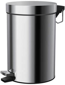 IOM Stainless Steel Waste Bin With Pedal