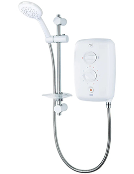 T80gsi White And Chrome Electric Shower
