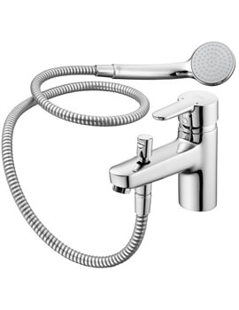 Ideal Standard Concept Chrome Bath Shower Mixer 1 Hole With Shower Set - Image