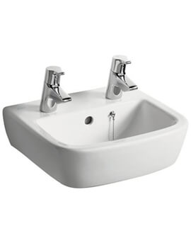 Ideal Standard Tempo 400mm 2 Tap Hole Handrinse Basin - T059401 - Image