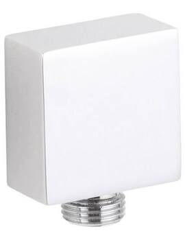 Chrome Square Outlet Elbow