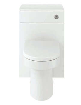 Vista 500mm White Gloss Back to Wall WC Unit