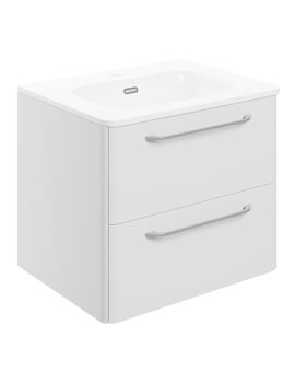 Gatsby 2 Drawer Wall Hung Vanity Unit With Basin