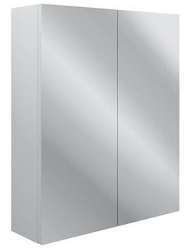 Benita 600 x 720mm 2-Door Mirrored Cabinet