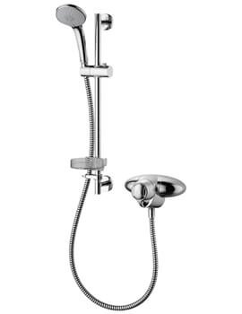 Ideal Standard Chrome CTV Thermostatic Shower Pack With Exposed Valve - Image