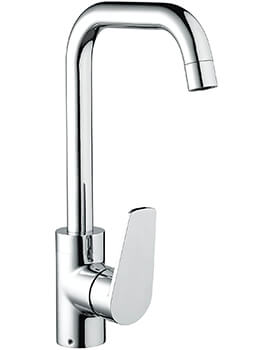 Blueberry Chrome Kitchen Sink Mixer Tap With Easyfit Base