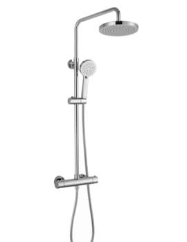RAK Cool Touch Thermostatic Shower Column With Fixed Head And Shower Kit