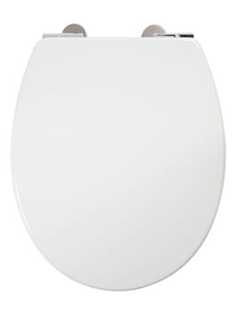 Croydex Anti Bacterial Polypropylene Toilet Seat White - WL400022H