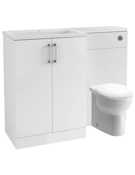 Joseph Miles Butler 1100mm Vanity Unit And Basin With Wc Unit And Pan Set - Image