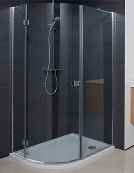 Crosswater Design 8 1950mm High Single Door Quadrant Shower Enclosure