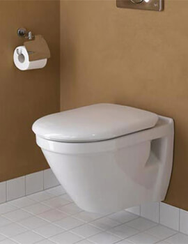 VitrA S50 480mm White Wall-Hung Short Projection WC Pan - Image