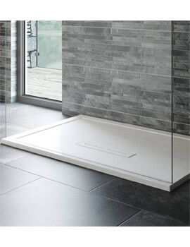 Kudos Shower Trays For Ultimate Flat Glass Panel