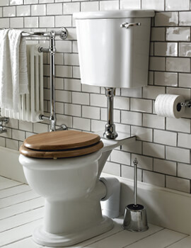 Heritage Victoria Low Level WC And Cistern With Flush Pack - Image