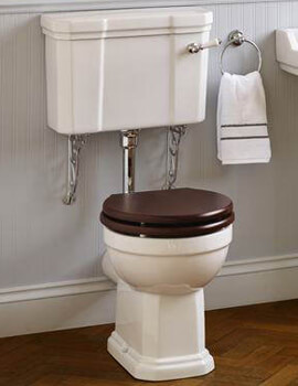 Waverly White Low Level WC Pan 645mm And Cistern Pack