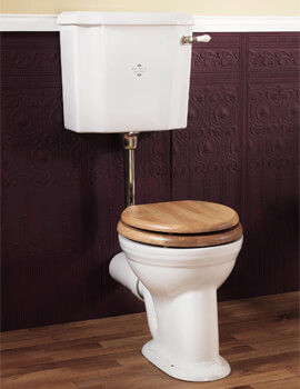 Victorian White Low Level Pan With Cistern And Fittings