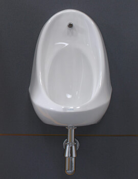 Twyford Camden 500 x 350 x 330mm Single White Urinal Bowl - VC7003WH - Image