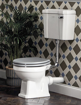 Fitzroy 515mm Comfort Height WC Pan With Low Cistern White