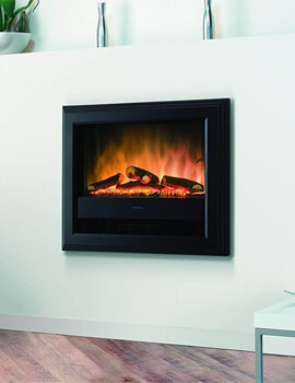 Dimplex Bach Dark Grey Wall Mounted Electric Fire - Image