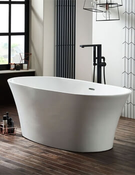 Ion 800 x 1700mm Luxury Freestanding Bath White - SI806160