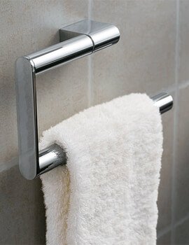 Minimalist Design Urban Chrome Towel Ring