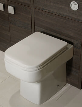 Roper Rhodes Geo White Back To Wall WC Pan 505mm - GBWPAN - Image