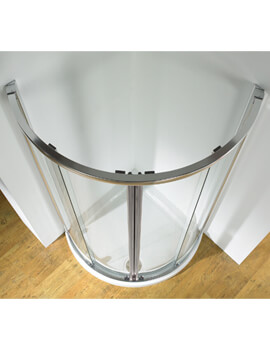 Kudos Original 1850mm High Curved Corner Sliding Shower Door - Image