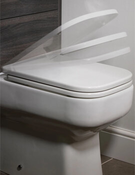 Roper Rhodes Geo Soft Closing Seat White - GSCTS - Image