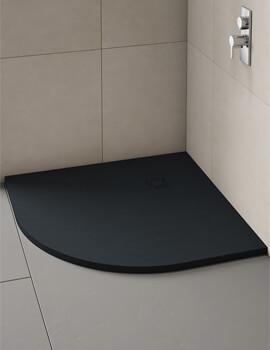 Merlyn TrueStone Quadrant 900 x 900mm Shower Tray With Waste - Image