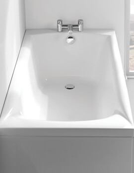 Carron Delta White Acrylic Compact Bath - 5mm - 1400 x 700mm - Image