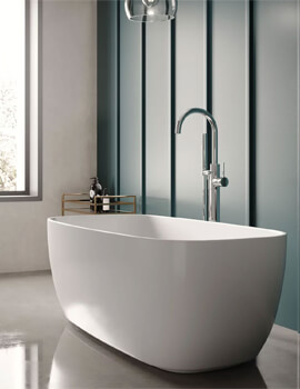 Hudson Reed Bella 1495 x 720mm Freestanding Bath White - Image