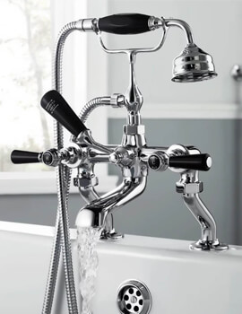 Hudson Reed Topaz Deck Mounted Bath Shower Mixer Tap - Image