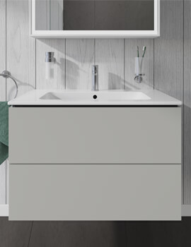 L-Cube Wall Mounted 2 Drawer Vanity Unit For Me By Starck Basin