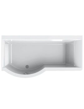 Carron Urban 5mm White Shower Bath 1500 x 750-900mm
