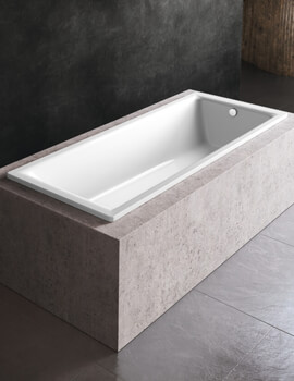 Kaldewei Ambiente Puro 1800 x 800mm Single Ended Steel Bath White - Image