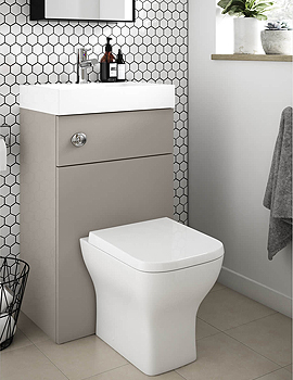Nuie Athena 500mm Wide Floor Standing WC Unit And Basin