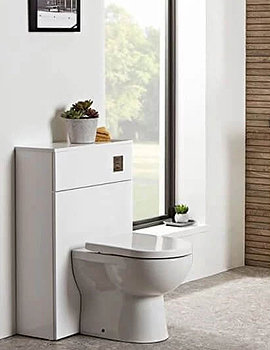 Tavistock Opal Gloss White 570 x 820mm Back To Wall WC Toilet Unit - Image