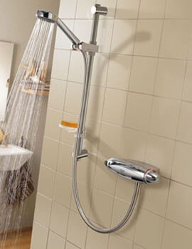 Aqualisa Colt Exposed Thermostatic Shower Mixer Valve With Kit - Image