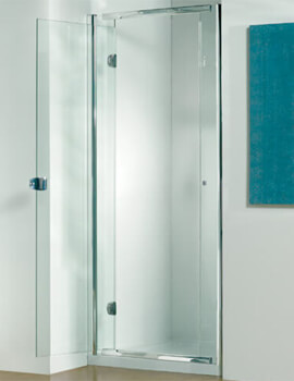 Kudos Infinite 1900mm High Straight Hinged Shower Door - Image