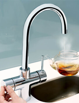 Bristan Gallery Rapid Boiling 3-In-1 Chrome Kitchen Sink Mixer Tap - Gll Rapsnk3 Sf C