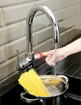 Bristan Gallery Rapid 4-In-1 Instant Boiling Chrome Kitchen Sink Mixer Tap - Gll Rapsnk4 Sf C - Image