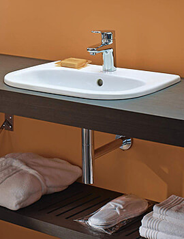 D-Code 545mm Countertop Vanity Basin With 1 Tap Hole