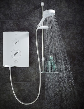 Mira Sport Multi-Fit Electric Shower 9.0kW White And Chrome - 1.1746.009 - Image