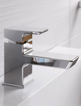 Cobalt Basin Mixer Tap With Clicker Waste